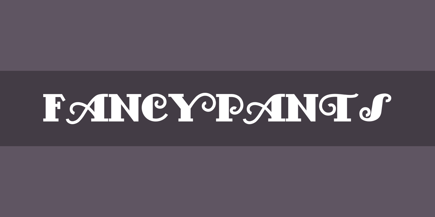 Пример шрифта FancyPants Regular
